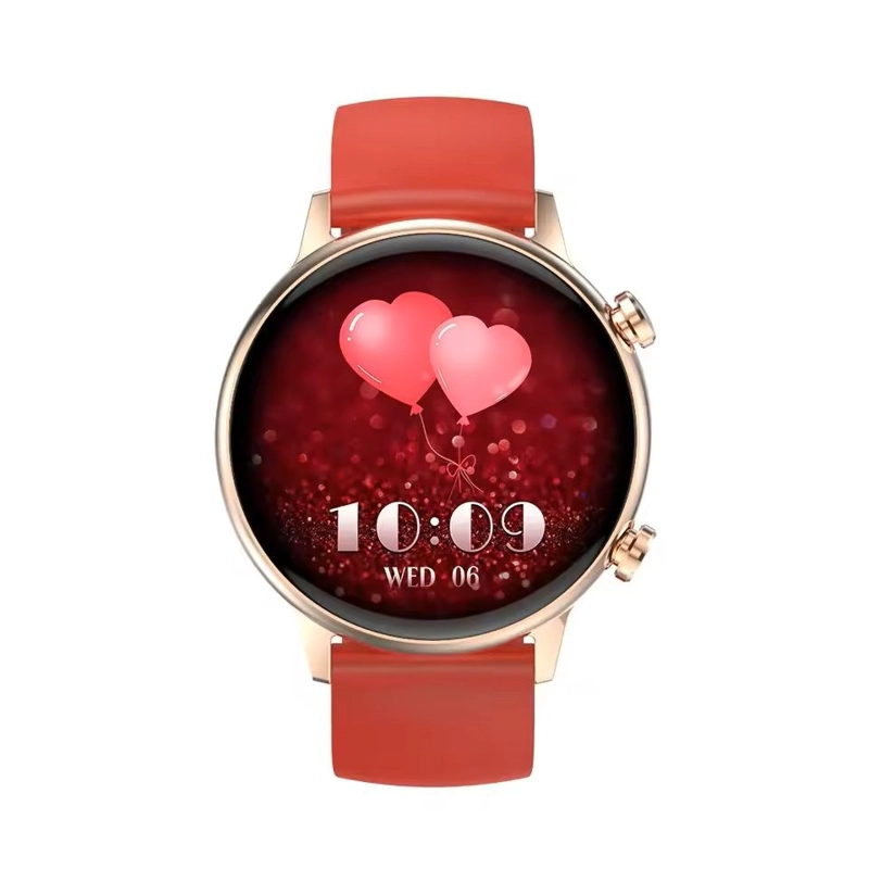 SMARTWATCH HK39 ROJO MUJER PANTALLA AMOLED BLUETOOTH 5.0 SALUD - 1