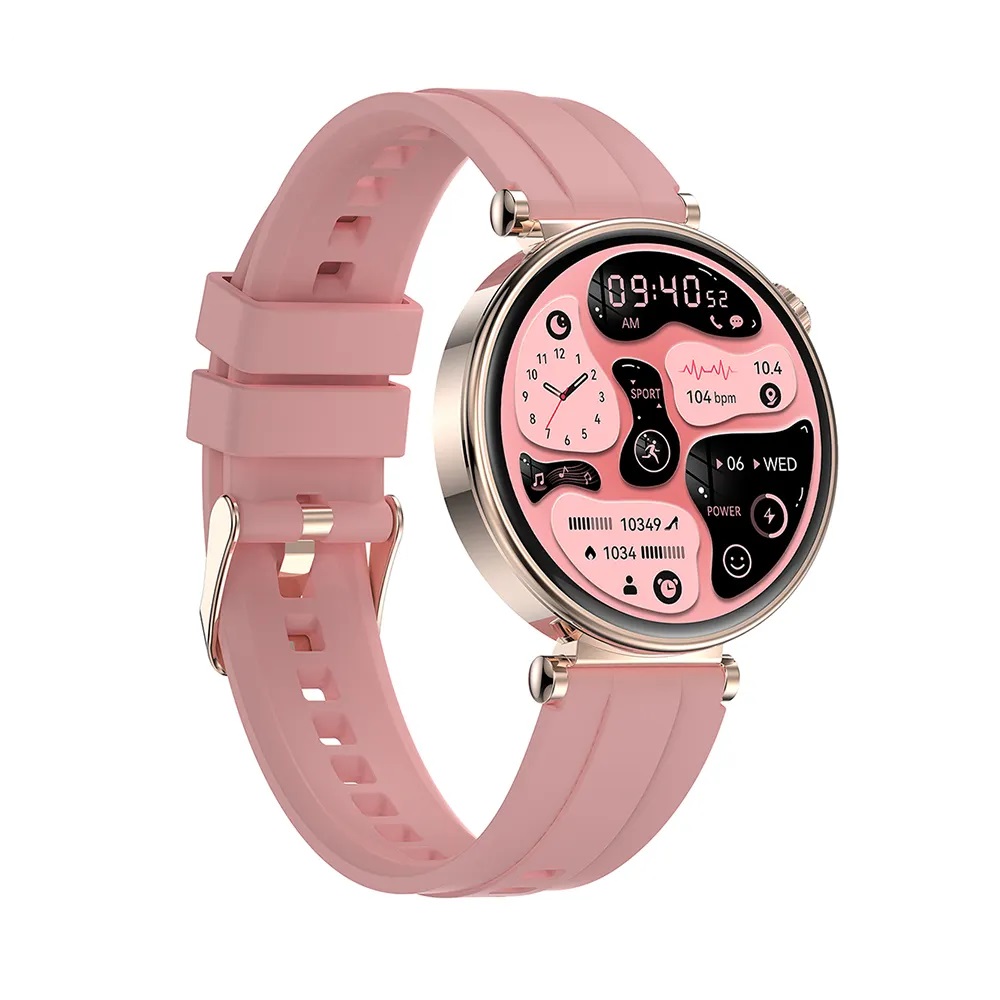 SMARTWATCH GT4 MINI ROSADO NUEVO MUJERES PANTALLA ALTA DEFINICIÓN 1.27 - 3