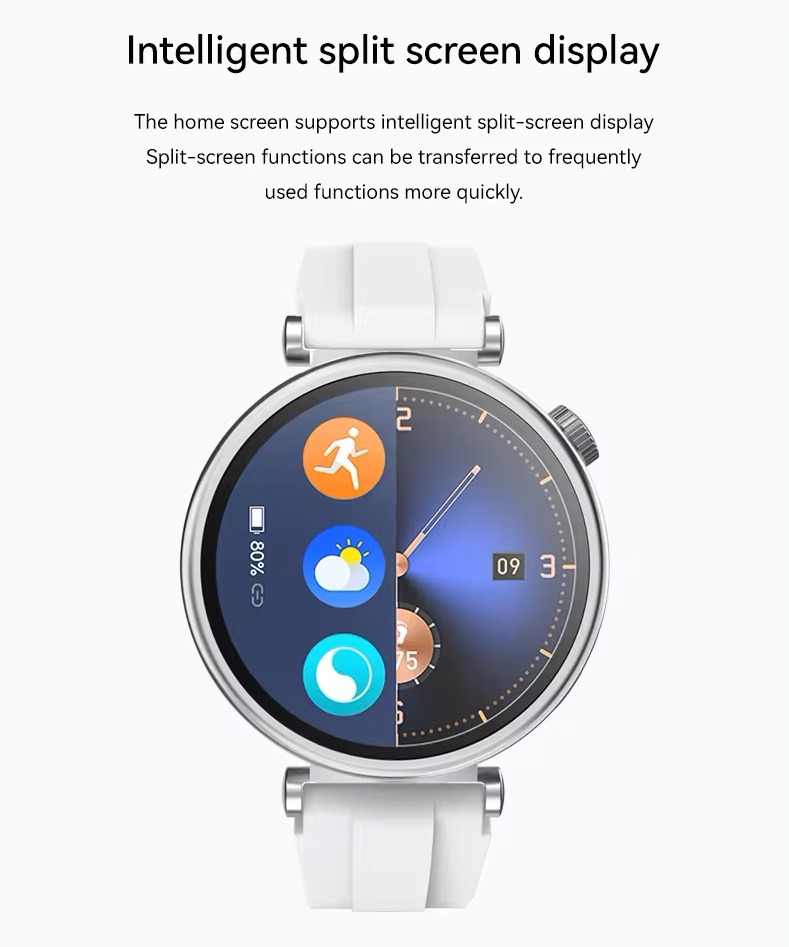 SMARTWATCH GT4 MINI ROSADO NUEVO MUJERES PANTALLA ALTA DEFINICIÓN 1.27 - 5
