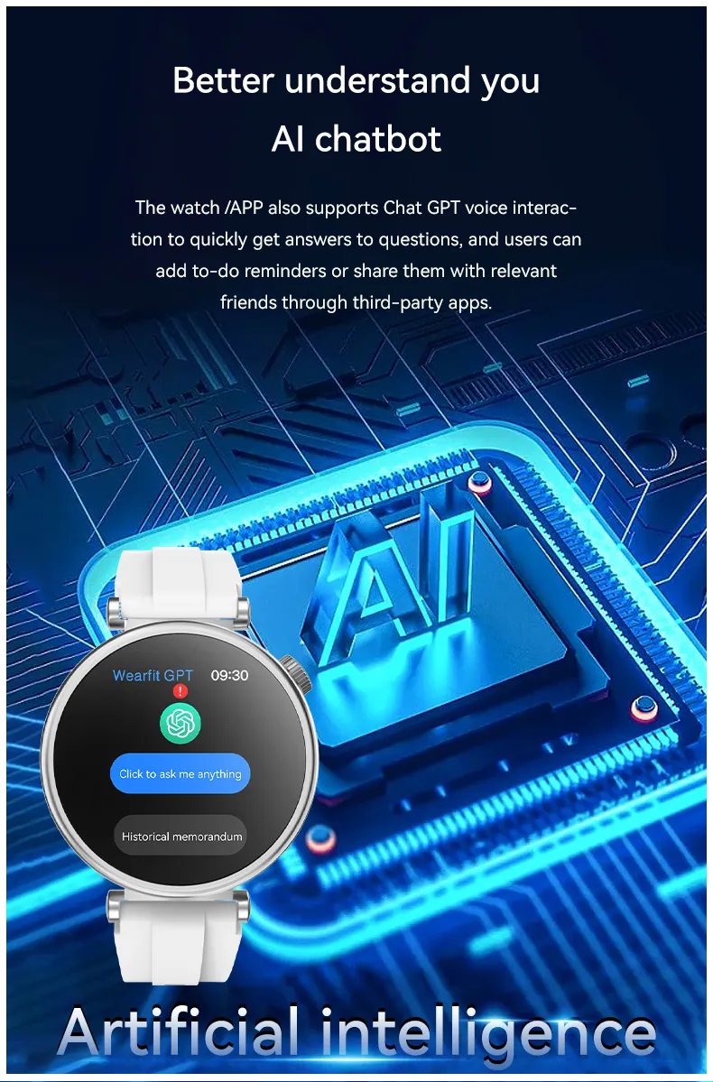 SMARTWATCH GT4 MINI ROSADO NUEVO MUJERES PANTALLA ALTA DEFINICIÓN 1.27 - 9