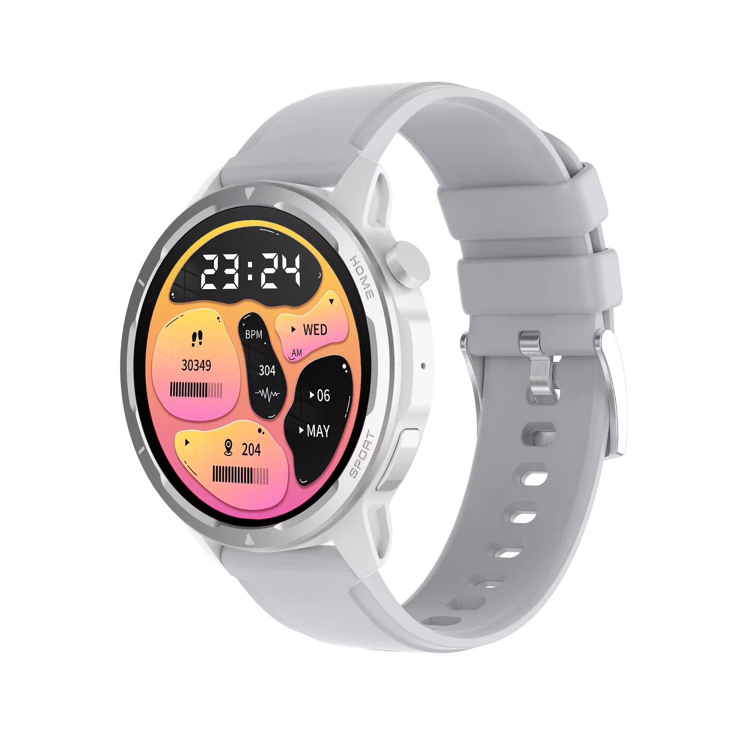 GENÉRICO SMARTWATCH ELEGANTE 360X360 MONITOREO SALUD COMPATIBLE IOS ANDROID