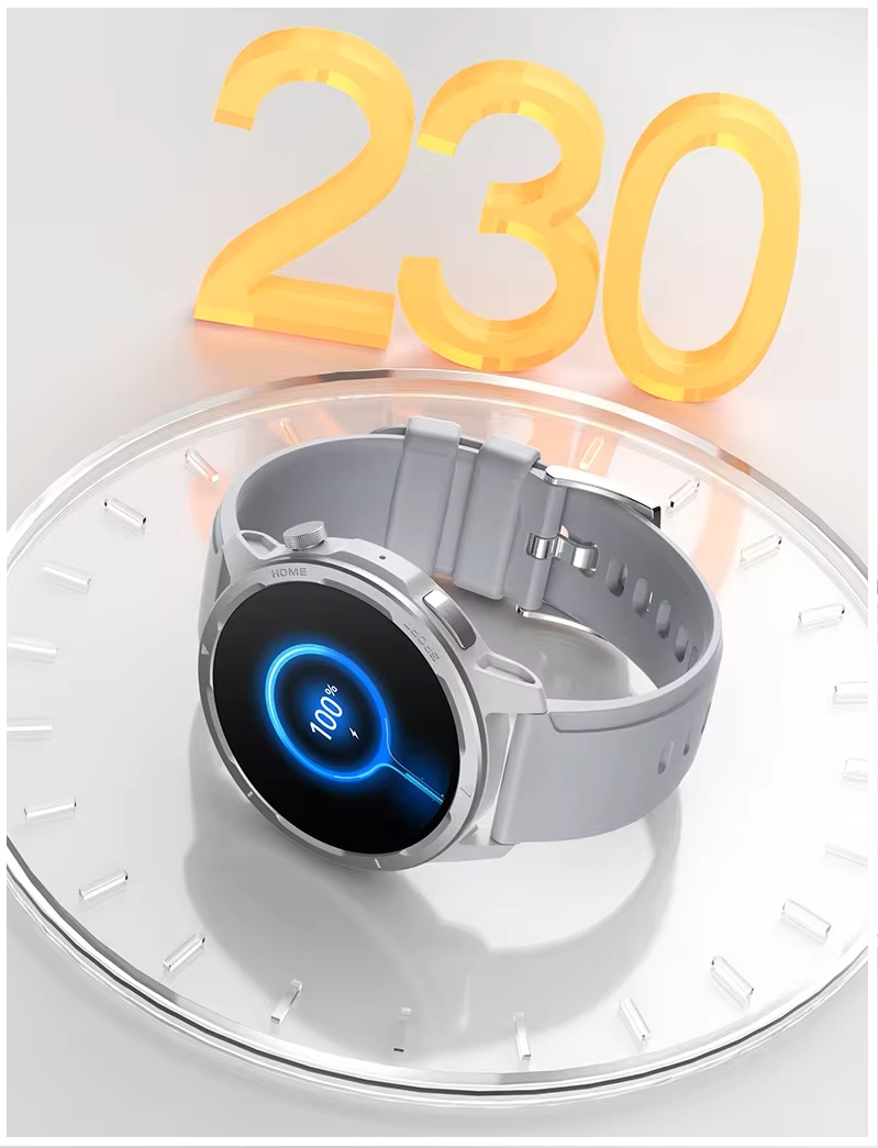 SMARTWATCH ELEGANTE 360X360 MONITOREO SALUD COMPATIBLE IOS ANDROID - 5