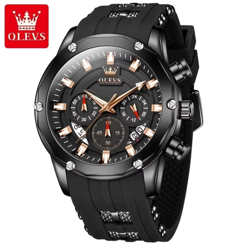 RELOJ DE LUJO DEPORTIVO PARA HOMBRE QUARTZ RESISTENTE AL AGUA 30M - 7