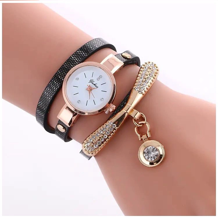 RELOJ DE LUJO PERSONALIZADO PARA MUJERES CON INCRUSTACIONES Y PULSERA - 5