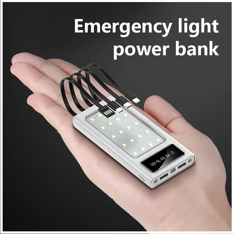 POWER BANK DE 20000 MAH CON 3 PUERTOS USB, PANTALLA LED Y LINTERNA - 3
