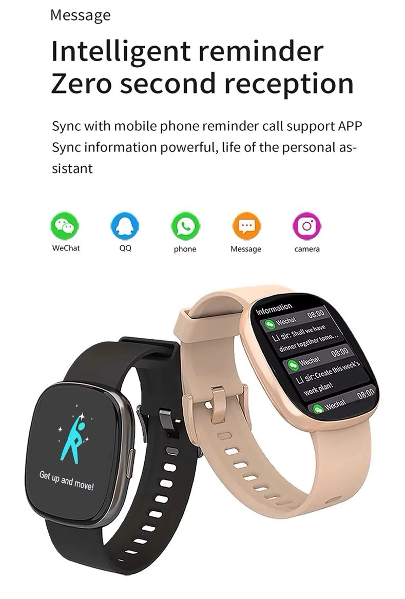 SMARTWATCH MUJER LLAMADAS BLUETOOTH MONITOREO BATERIA ALTA DURACION - 6