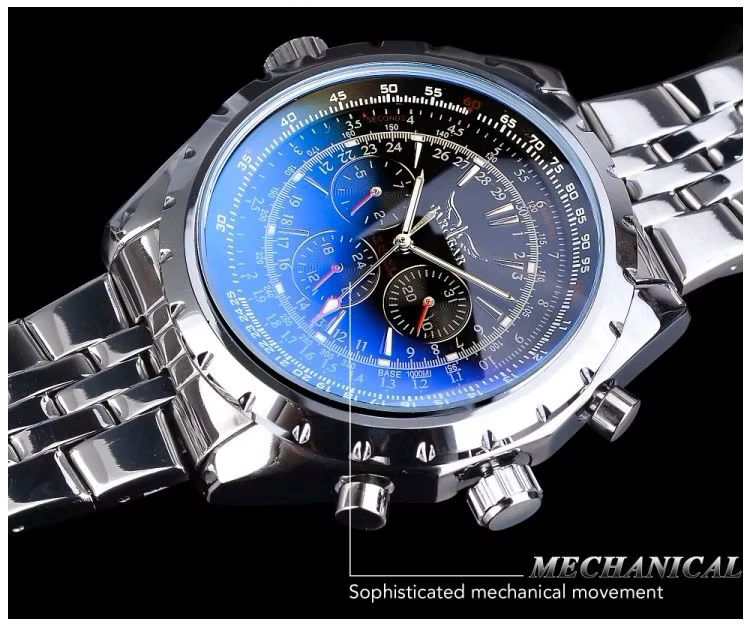 RELOJ AUTOMATICO DEPORTIVO PARA HOMBRE CRONOGRAFO RESISTENCIA AL AGUA - 5