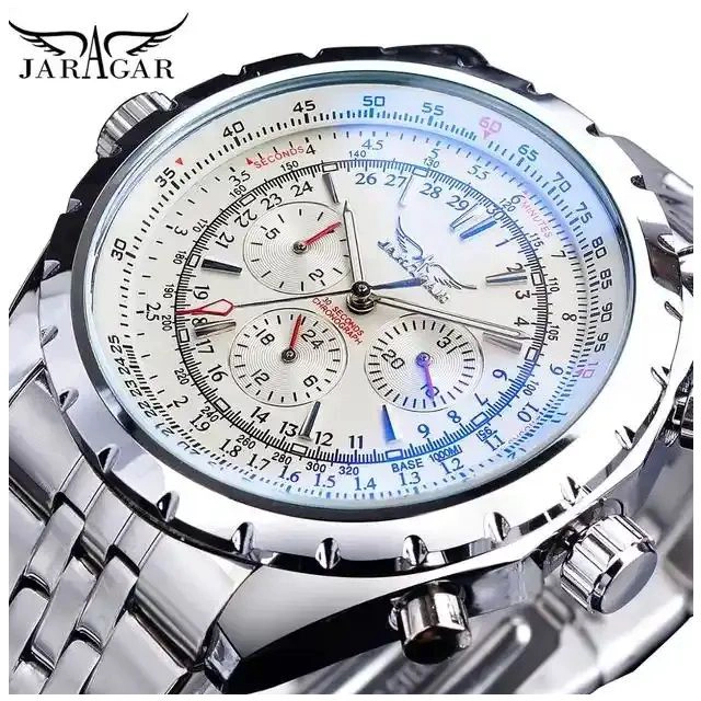 RELOJ DEPORTIVO PARA HOMBRE MOVIMIENTO MECANICO CALENDARIO COMPLETO - 6