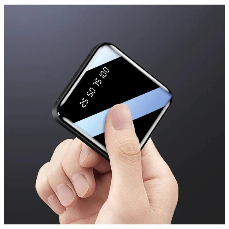 CARGADOR PORTATIL POWER BANK 10000 MAH 2USB MICRO USB LINTERNA - 5