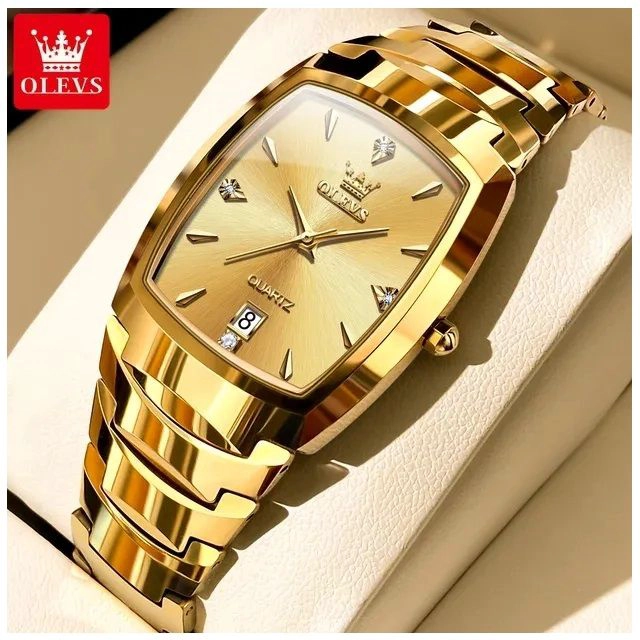 RELOJ DE PULSERA PARA HOMBRE CUARZO JAPONE S PULSERA ACERO TUNGSTENO - 4