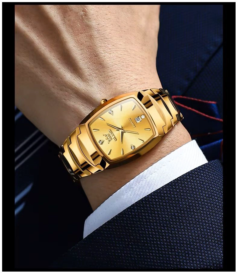 RELOJ DE PULSERA PARA HOMBRE CUARZO JAPONE S PULSERA ACERO TUNGSTENO - 6