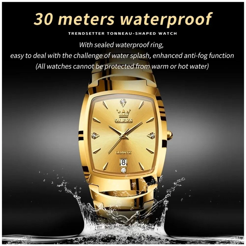 RELOJ DE PULSERA PARA HOMBRE CUARZO JAPONE S PULSERA ACERO TUNGSTENO - 7