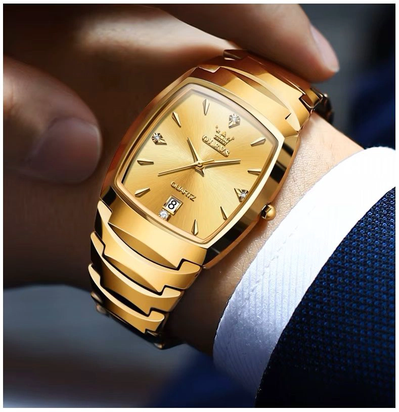 RELOJ DE PULSERA PARA HOMBRE CUARZO JAPONE S PULSERA ACERO TUNGSTENO - 8