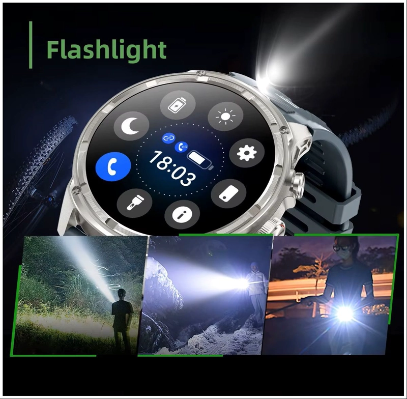 RELOJ INTELIGENTE AMOLED BATERIA 710MAH 360X360 BLUETOOTH 5 IP67 - 2