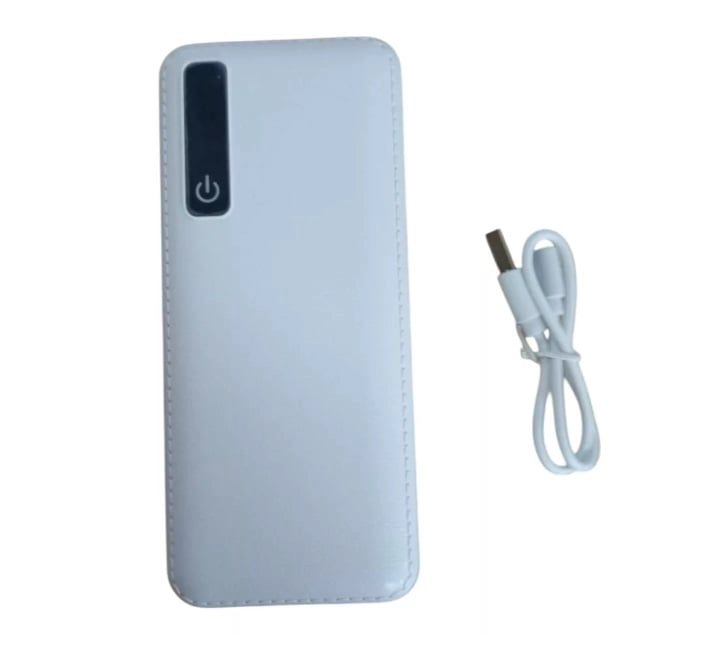 CARGADOR PORTATIL 20000MAH 3 PUERTOS USB CABLES LINTERNA - 1