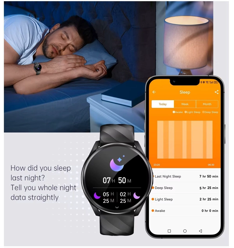 SMARTWATCH PARA MUJER PANTALLA REDONDA 146” IPS TFT LLAMADAS BLUETOOTH MONITOREO DE SALUD - 6