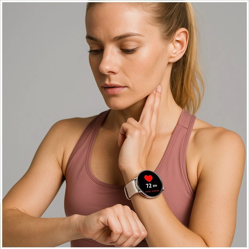 GENÉRICO RELOJ INTELIGENTE SMARTWATCH CORREA BLANCA BLUETOOTH MONITOREO SALUD
