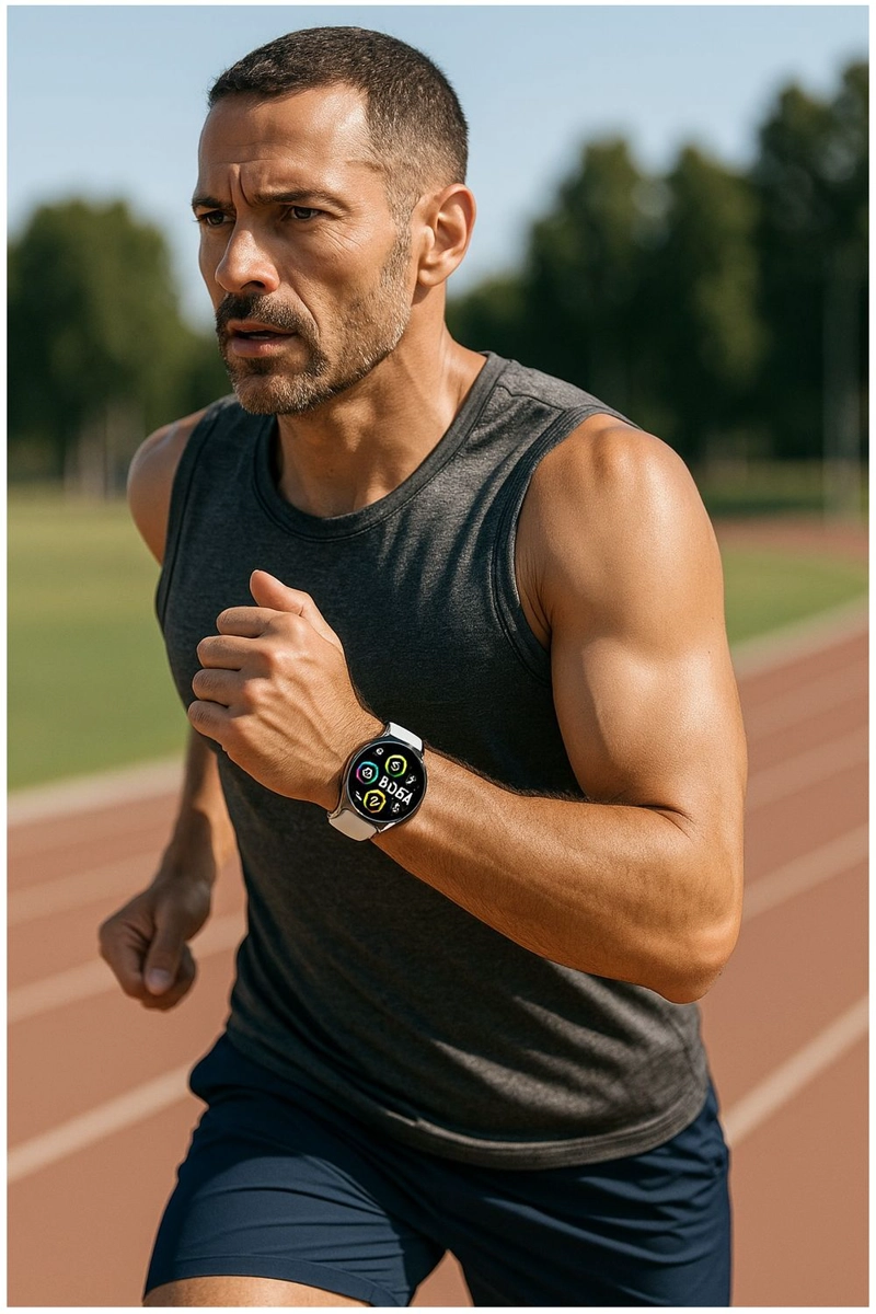 RELOJ INTELIGENTE SMARTWATCH CORREA BLANCA BLUETOOTH MONITOREO SALUD - 4