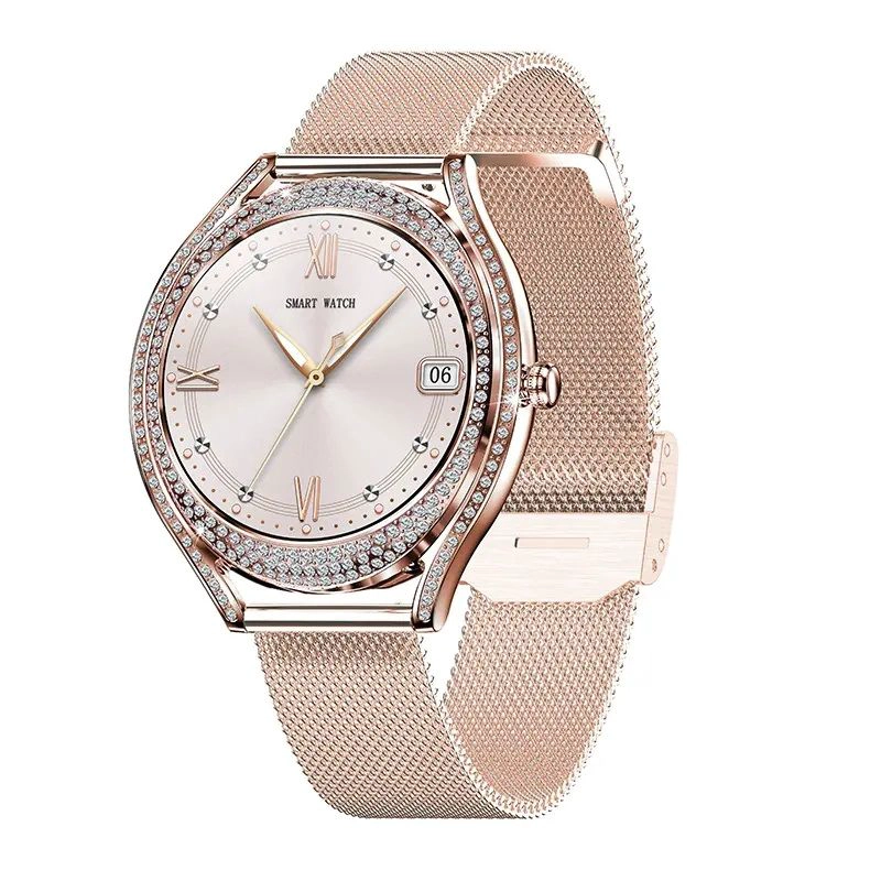 SMARTWATCH DEPORTIVO MUJER PANTALLA AMOLED 1.28 DETALLES EN DIAMANTES - 5