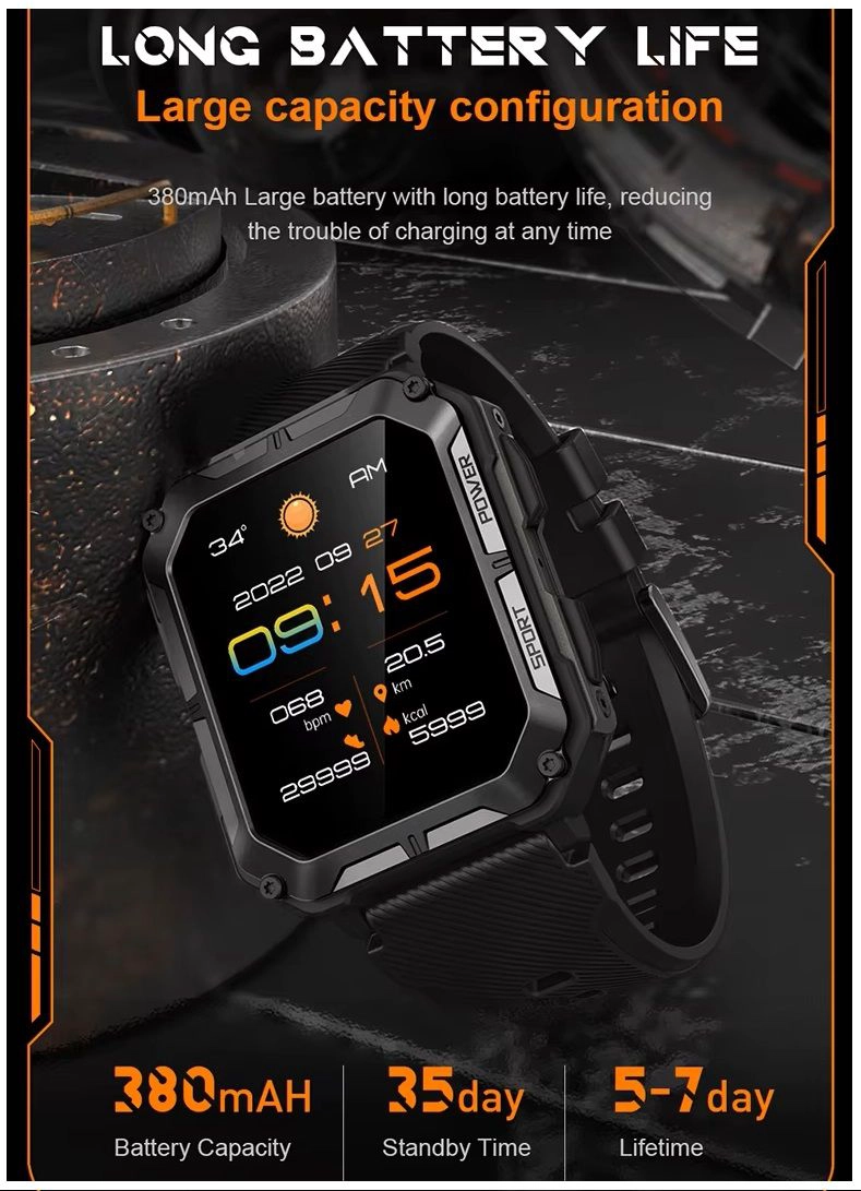 GENÉRICO RELOJ INTELIGENTE DEPORTIVO LLAMADAS BLUETOOTH MONITOR DE SALUD