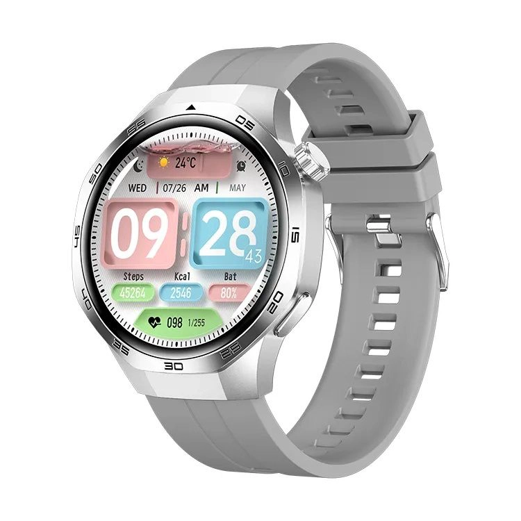 SMARTWATCH CORREA DE SILICONA BLANCA CONECTIVIDAD SALUD IP67 NFC - 5