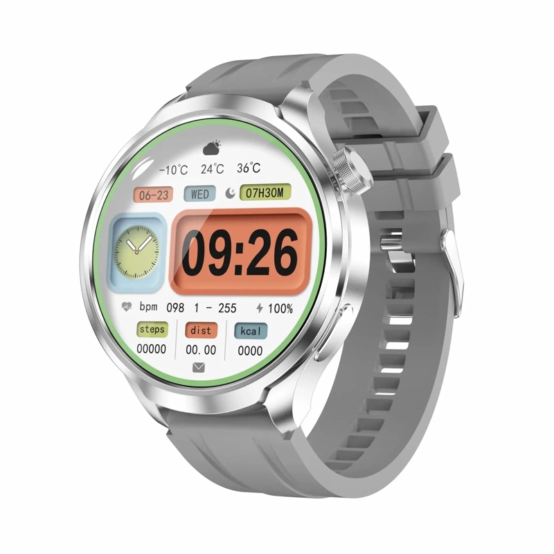 SMARTWATCH CORREA DE SILICONA BLANCA CONECTIVIDAD SALUD IP67 NFC - 6