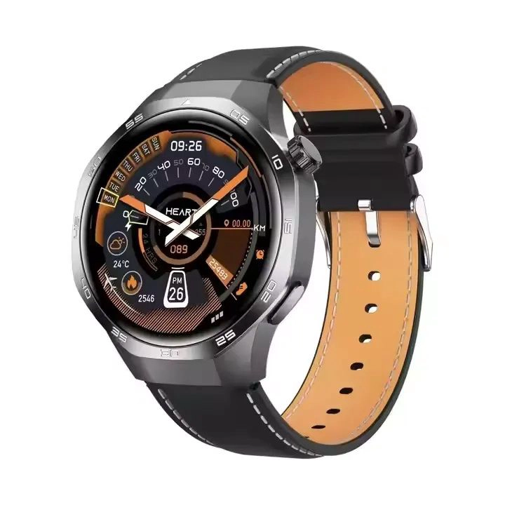 SMARTWATCH DEPORTIVO CON PANTALLA HD CORREA DE CUERO IP68 300MAH - 4