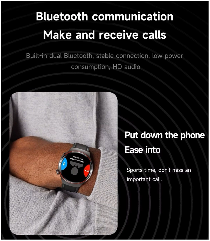 SMARTWATCH DEPORTIVO CON PANTALLA HD CORREA METALICA PLATEADA - 7