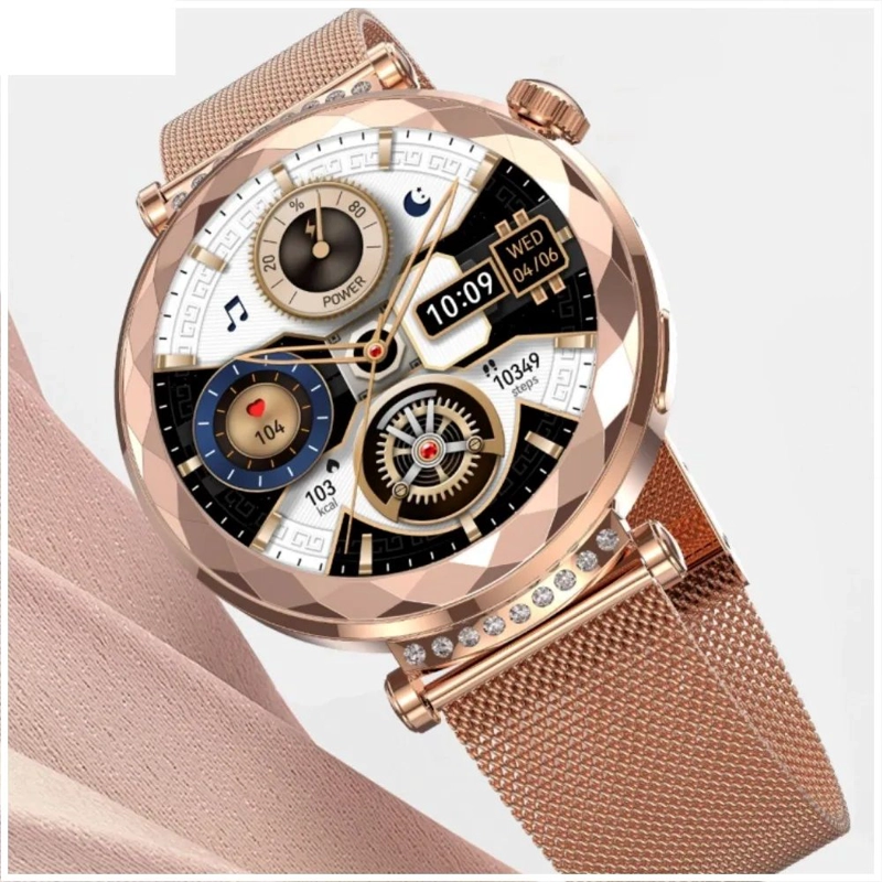 GENÉRICO RELOJ INTELIGENTE SMARTWATCH ELEGANTE PANTALLA AMOLED NFC IP68