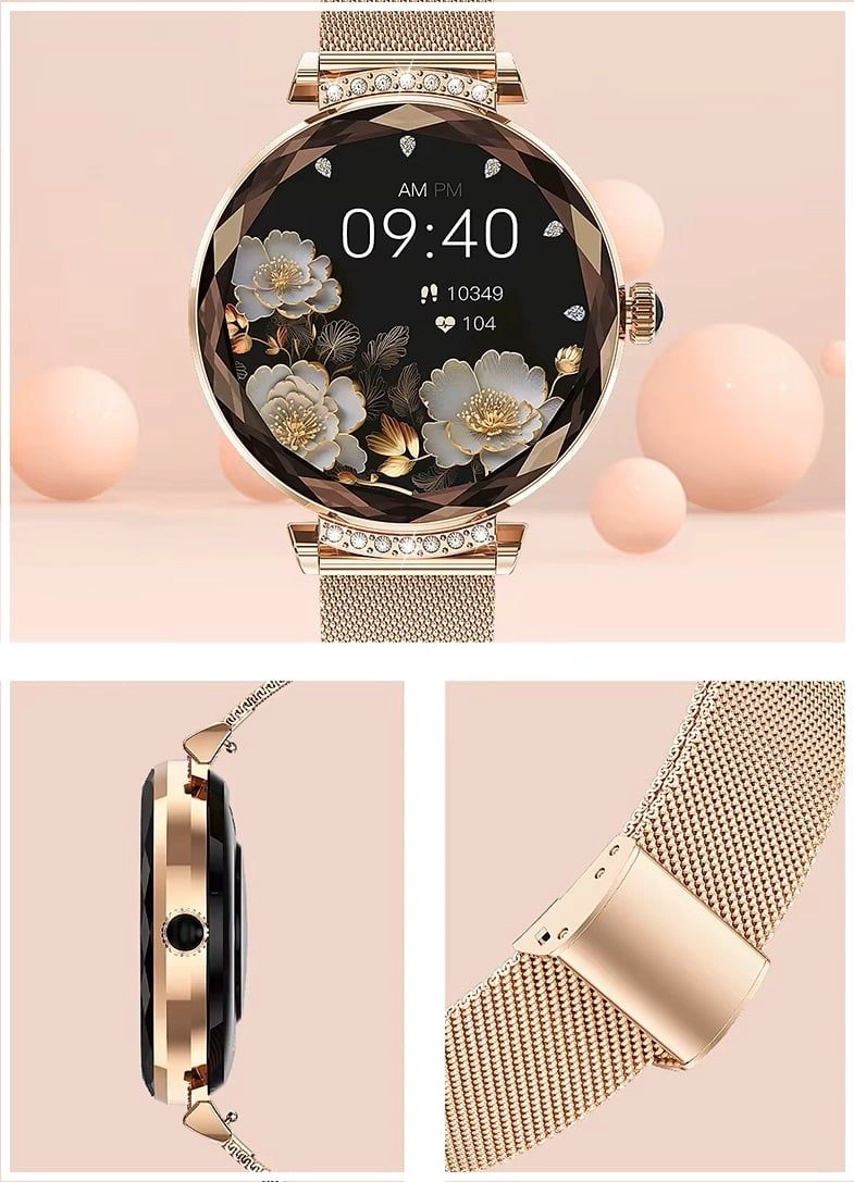 RELOJ INTELIGENTE SMARTWATCH ELEGANTE PANTALLA AMOLED NFC IP68 - 5