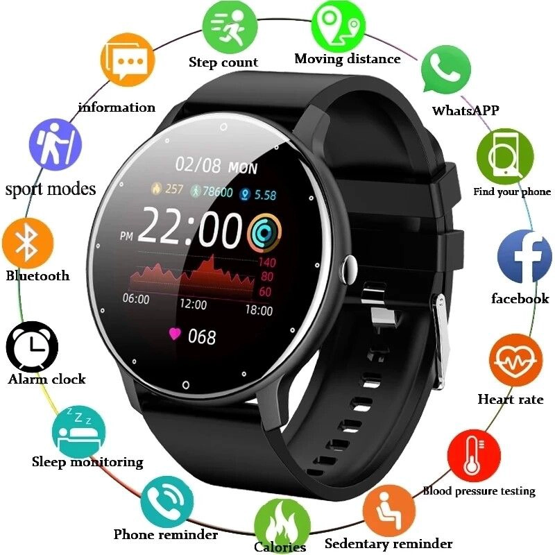 RELOJ INTELIGENTE SMARTWATCH BLUETOOTH ZL SPORTS FITNESS - 3