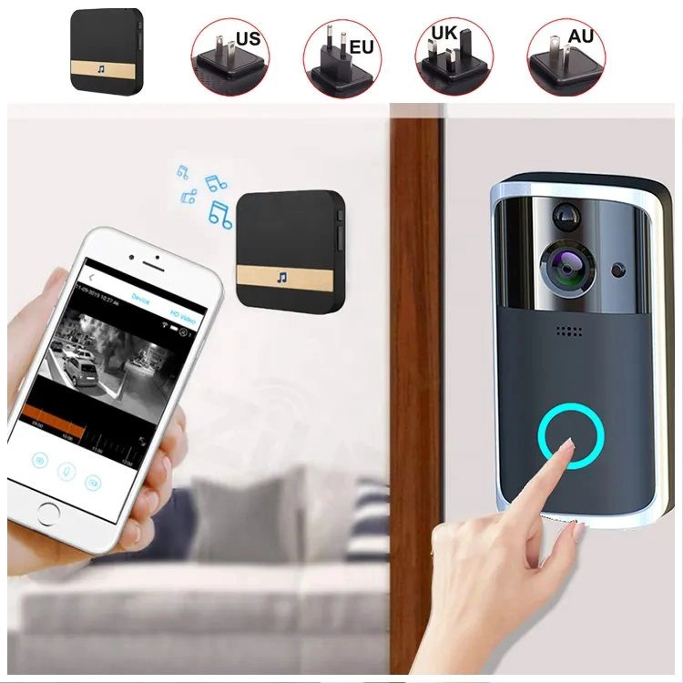 CAMARA INTELIGENTE PORTERO WIFI DOORBELL CON TIMBRE PARA SMARTPHONE - 3