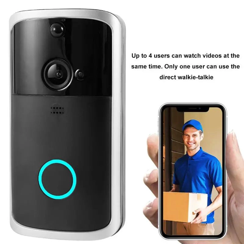 CAMARA INTELIGENTE PORTERO WIFI DOORBELL CON TIMBRE PARA SMARTPHONE - 7