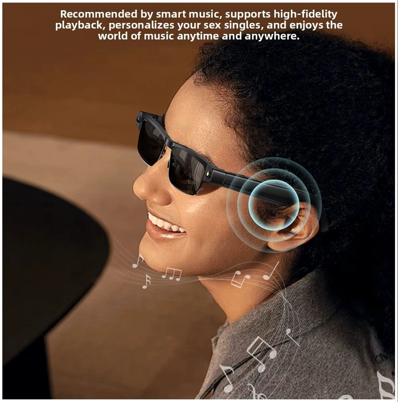 GAFAS INTELIGENTES CAMARA HD 8MP GRABACION 1200P TRADUCCION AI WIFI BLUETOOTH - 2