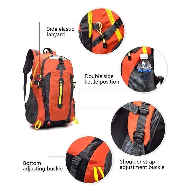 MOCHILA MULTIFUNCIONAL OUTDOOR IMPERMEABLE NOTEBOOK Y VIAJES - 4