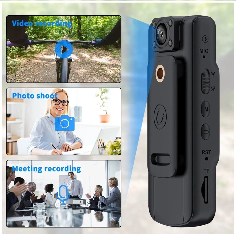 CAMARA DVR PORTATIL RECARGABLE VISION NOCTURNA Y GRAN ANGULAR DE 130° - 2
