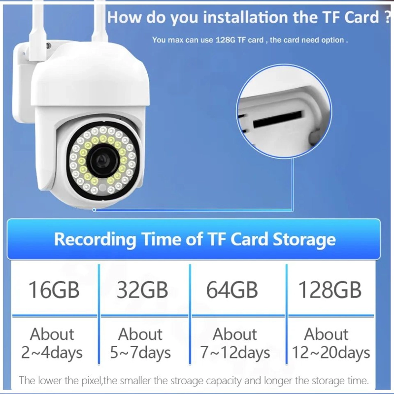 CAMARA DE SEGURIDAD IP WIFI 1080P PROTECCION INTELIGENTE BIDIRECCIONAL - 5