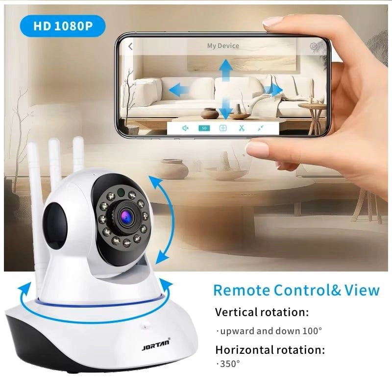 CAMARA DE SEGURIDAD WIFI COBERTURA PANORAMICA 360° FULL HD 1080P - 6