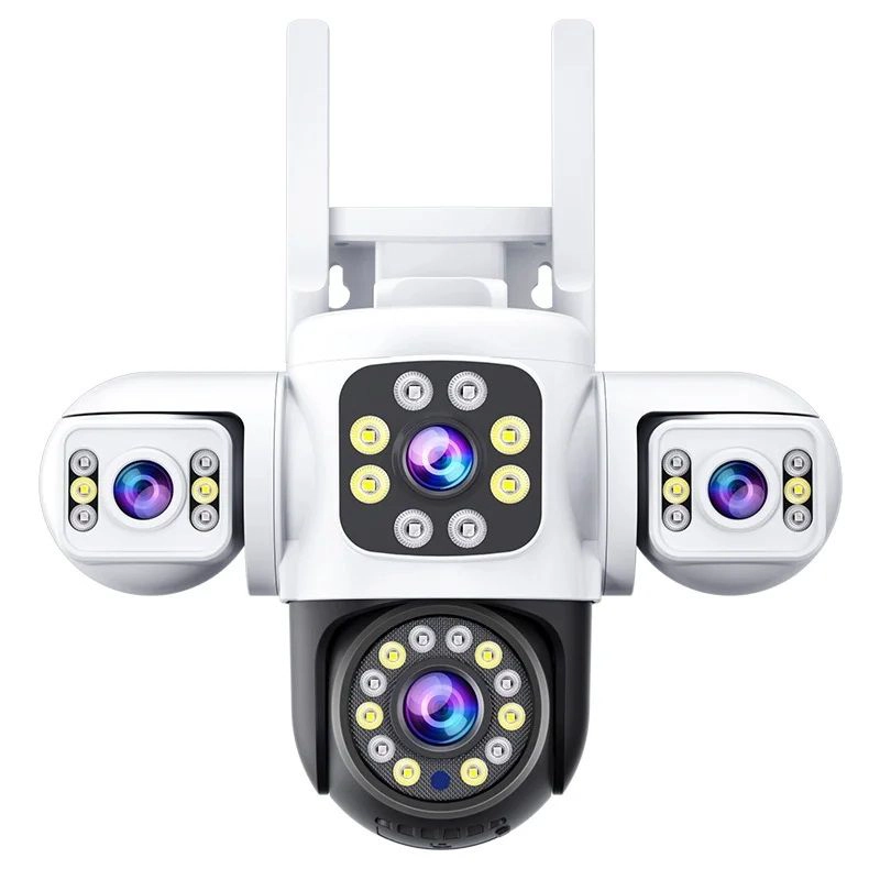 CAMARA DE SEGURIDAD TRIPLE LENTE VISION NOCTURNA AUDIO BIDIRECCIONAL - 1
