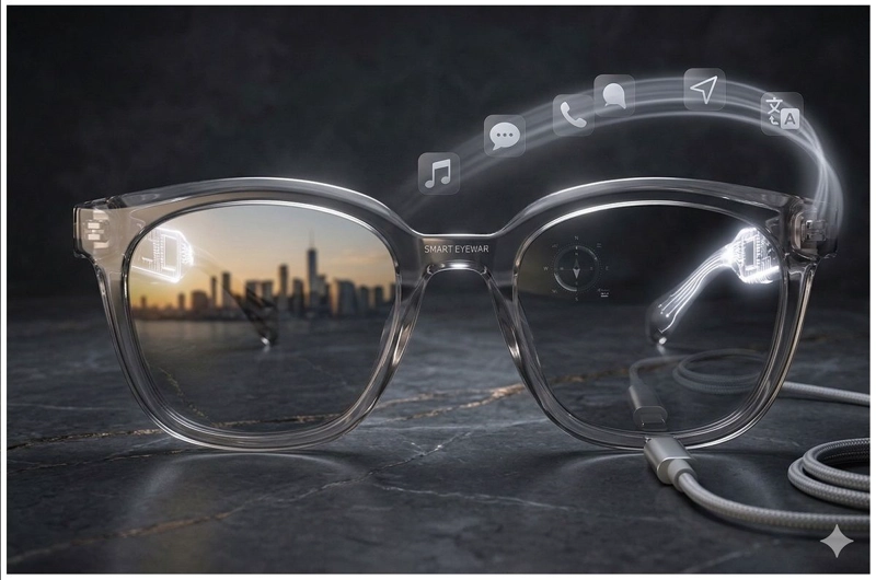 LENTES INTELIGENTES BLUETOOTH AUDIO DIRECCIONAL, LLAMADAS HD Y CONTROL TACTIL GAFAS UV ULTRALIVIANAS - 4