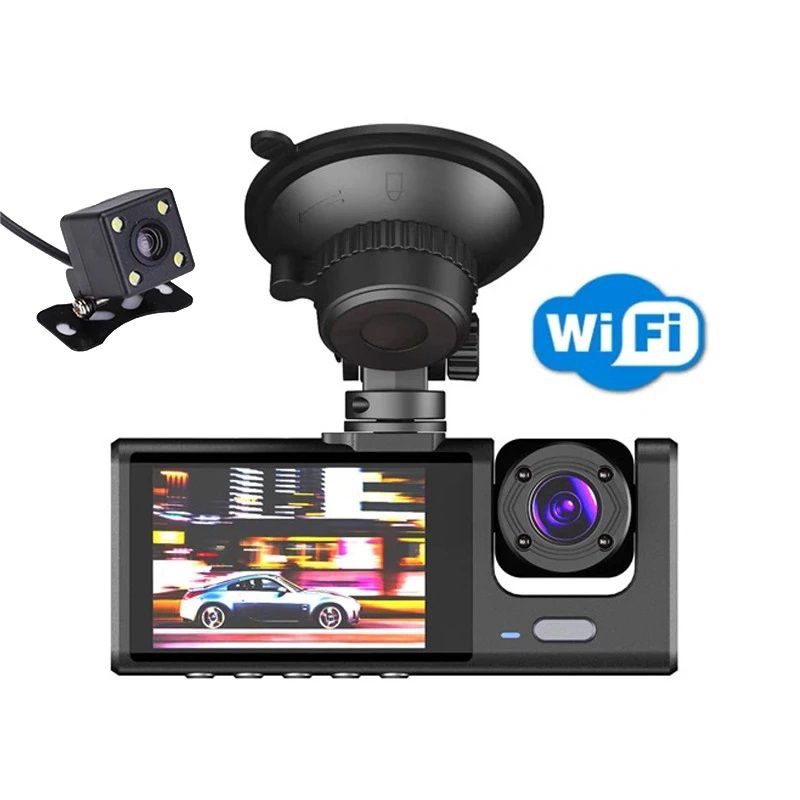 CAMARA PARA AUTO CON 3 CANALES DETECCION DE MOVIMIENTO - 2