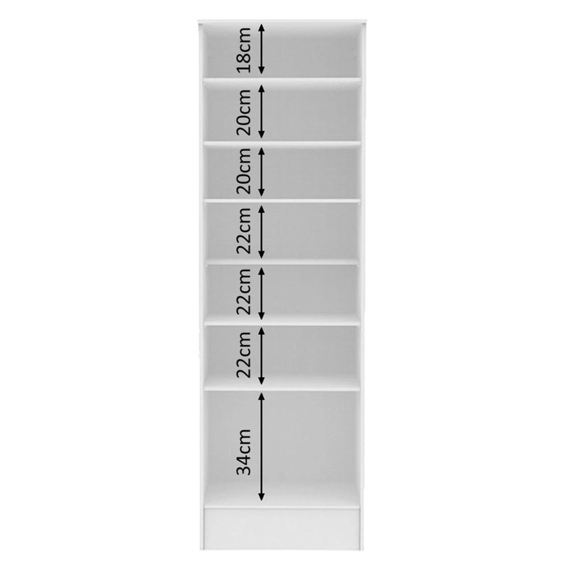 ARMARIO MULTIUSO ORGANIZADOR MADESA 1 PUERTA BLANCO - 4