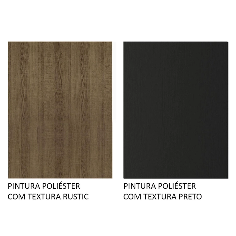 ESTANTE MULTIUSO MADESA 258 CM 14 REPISAS 4 CAJONES MARRON/NEGRO - 9