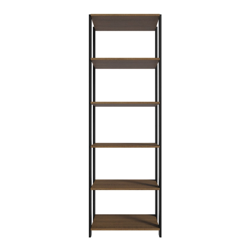ESTANTE MULTIUSO MADESA 59 CM 5 REPISAS MARRON/NEGRO - 7