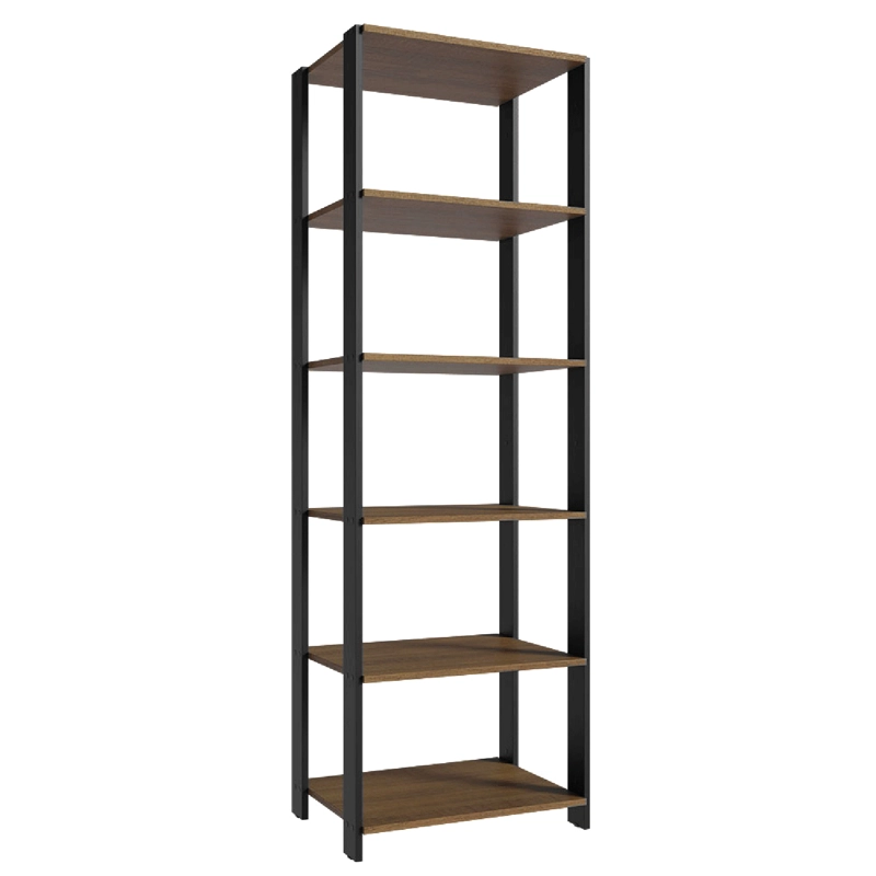 ESTANTE MULTIUSO MADESA 59 CM 5 REPISAS MARRON/NEGRO - 8