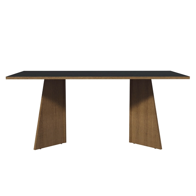 ESCRITORIO EJECUTIVO DE OFICINA MADESA 5388 180 CM NEGRO - 6