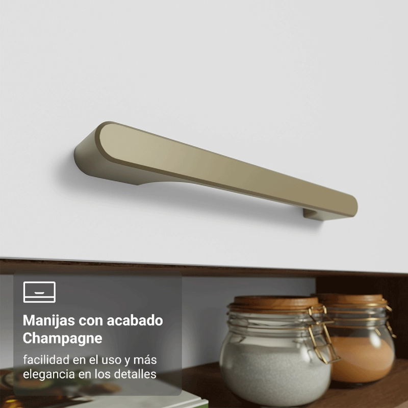 TORRE PARA HORNO Y MICROONDAS MADESA LILLE 60 CM 3 PUERTAS MARRON/BLANCO - 5