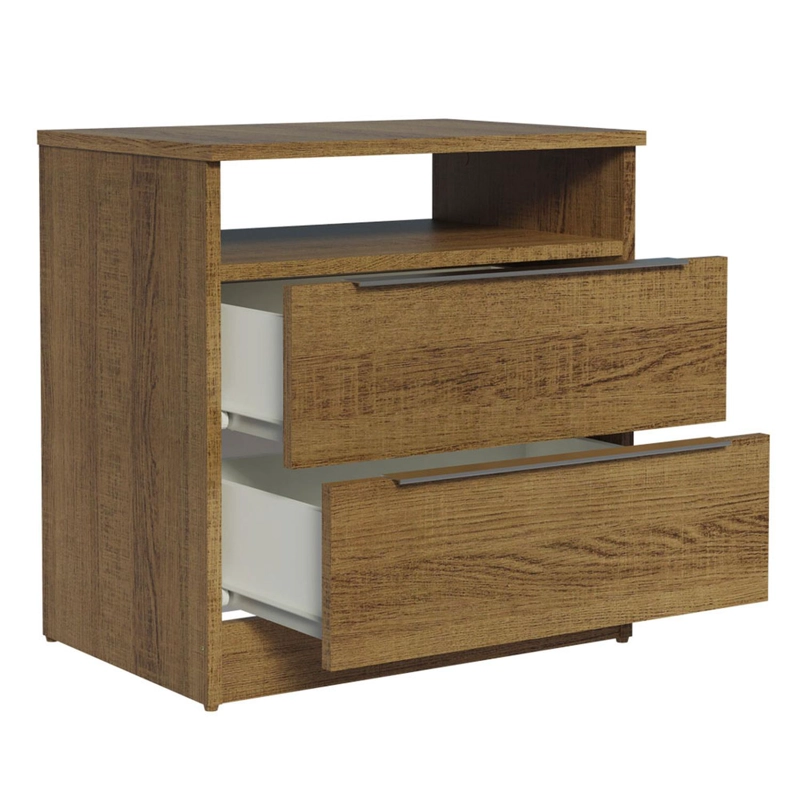 VELADOR MADESA 3227 CON 2 CAJONES MARRON - 5