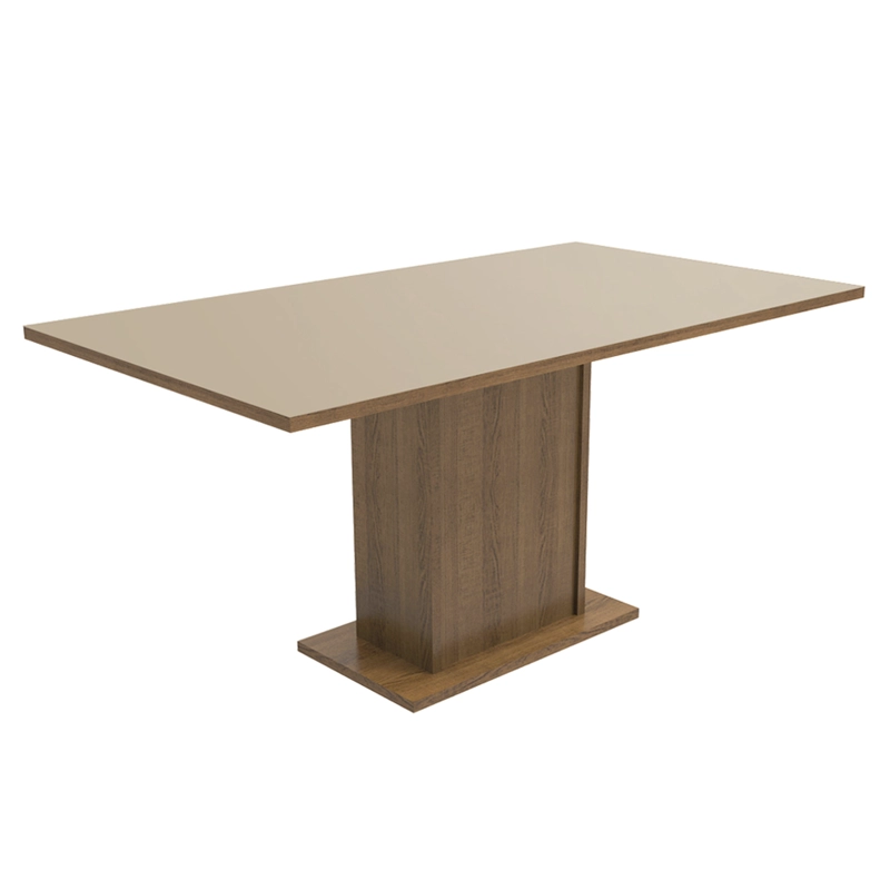 MESA DE COMEDOR MADESA 5275 RECTANGULAR MARRON/CREMA - 1