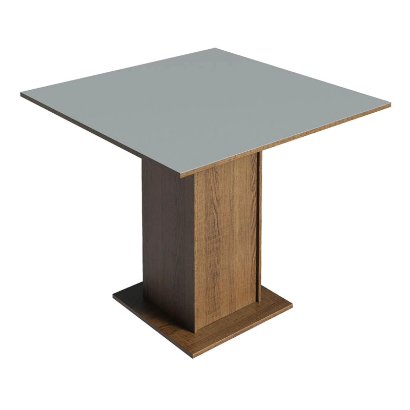 MESA DE COMEDOR MADESA 5363 CUADRADA MARRON/GRIS - 1